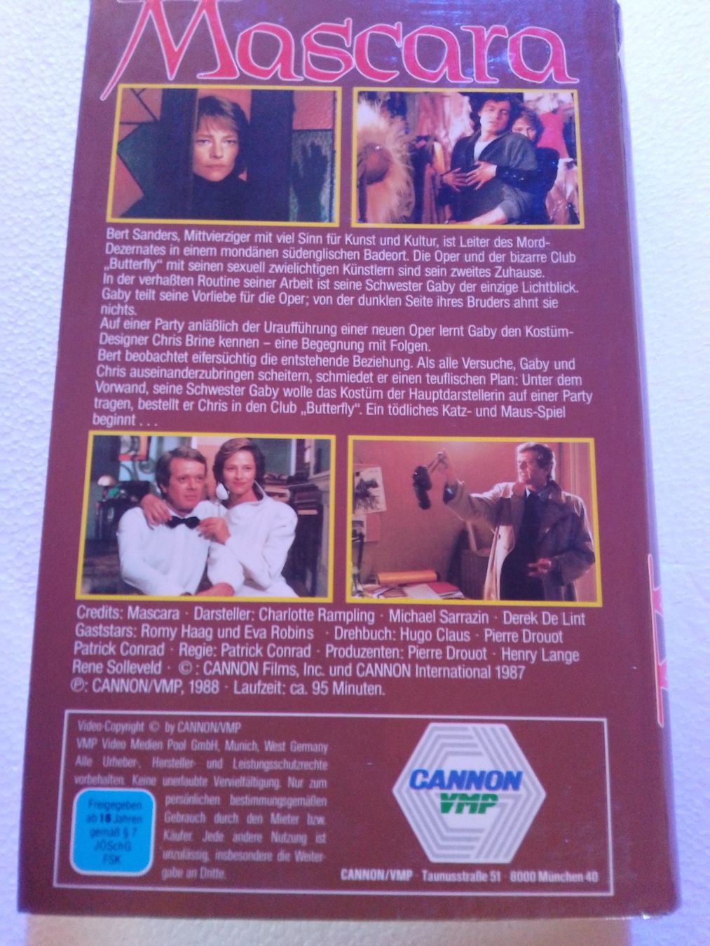 Alle VHS: Mascara....in teuflischer Plan Cannon VMP VHS 6345 – Gebraucht aus Remetschwil von Privatflohmi 1