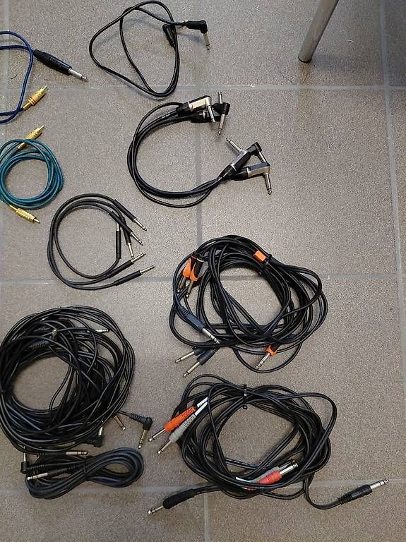 Kabel: Großes Instrumenten- & Patchkabel-Set – Gebraucht aus Wangs von man_v2j2