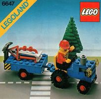 Lego Legoland Traktor Set 6647 mit BA und OVP, guter Zustand