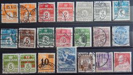 Dänemark Lot mit alten Werten VIII