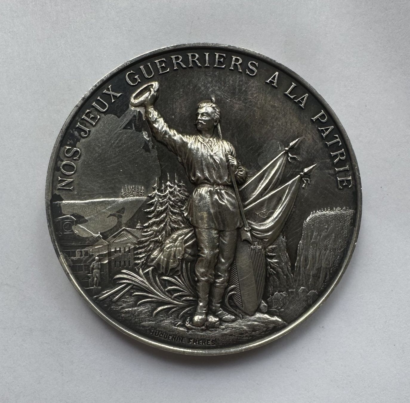 Médailles: 1892 Tir Cantonal Neuchatel Silber -unz – D'occasion à Kirchberg SG par Zenhad69 1