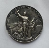 1892 Tir Cantonal Neuchatel Silber -unz