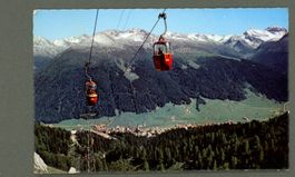 AK color Davos GR Gondelbahn Schatzalp- Strela ≈ 1959 