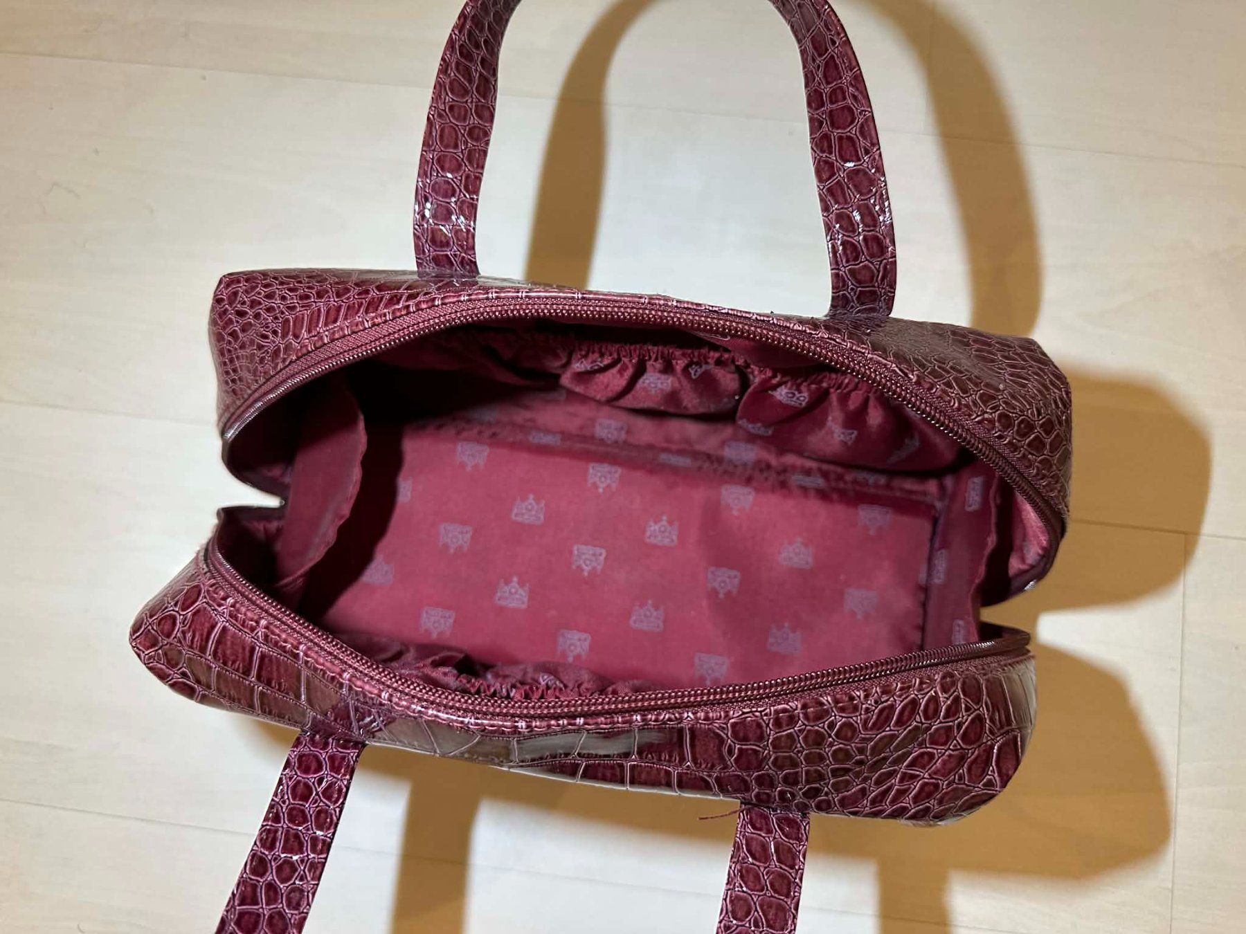 Borse da donna: rote Kunstleder Handtasche – Usato da Ried-Brig venduto da V8_Andy 3