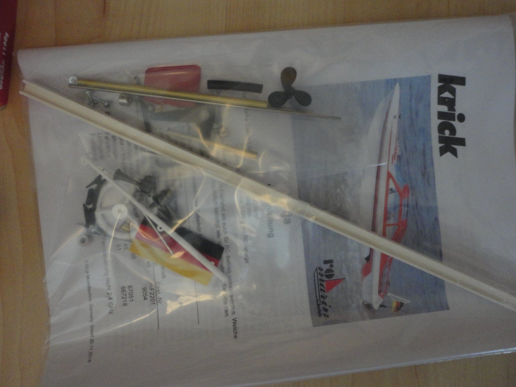 Robbe Modellismo RC: Krick Katja Modellboot  - Neu! – Nuovo e nell'imballaggio originale da Horgen venduto da RcModell 3