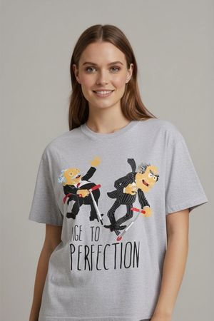 Disney Muppets 'Bis zur Perfektion gereift' Graues T-Shirt