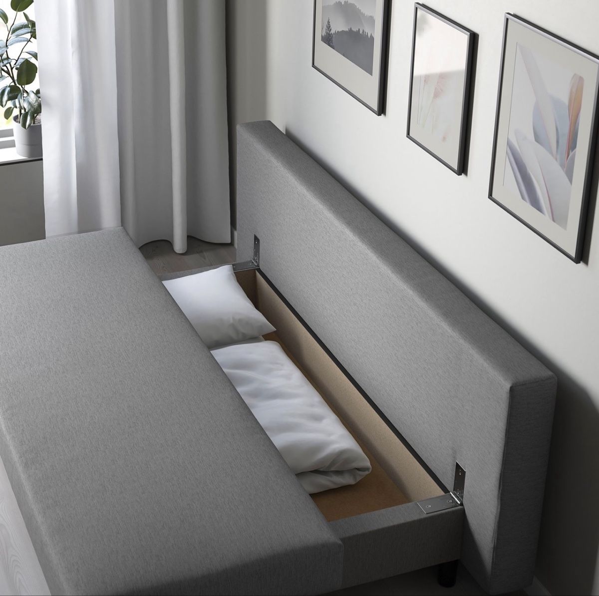Sofas: IKEA Sofa bed grey, 3 seats, as new – Neuf (Voir description) à Regensdorf par rankster 2