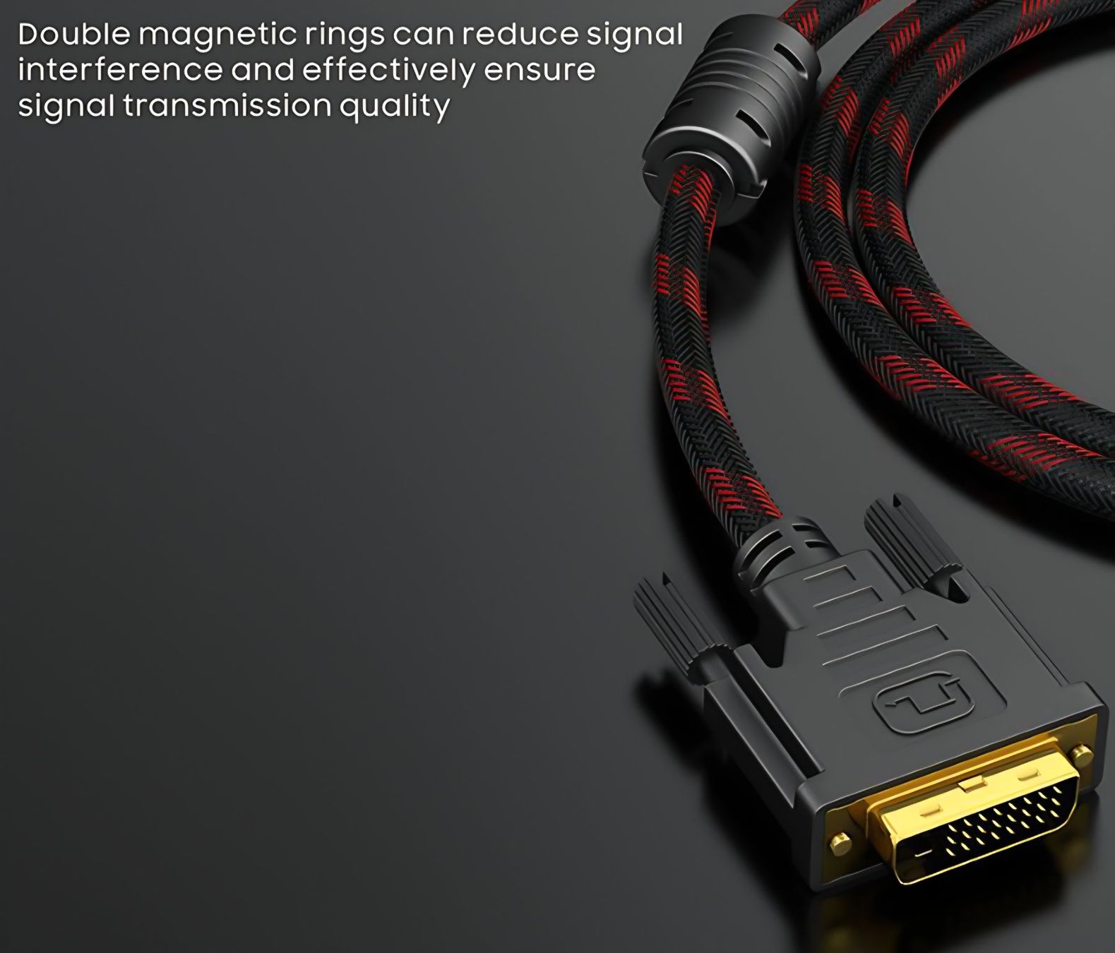 Cavi: Premium DVI 24+1 Dual-Link Kabel / 1,5 Meter / braided – Nuovo e nell'imballaggio originale da Uster venduto da -FPS- 2