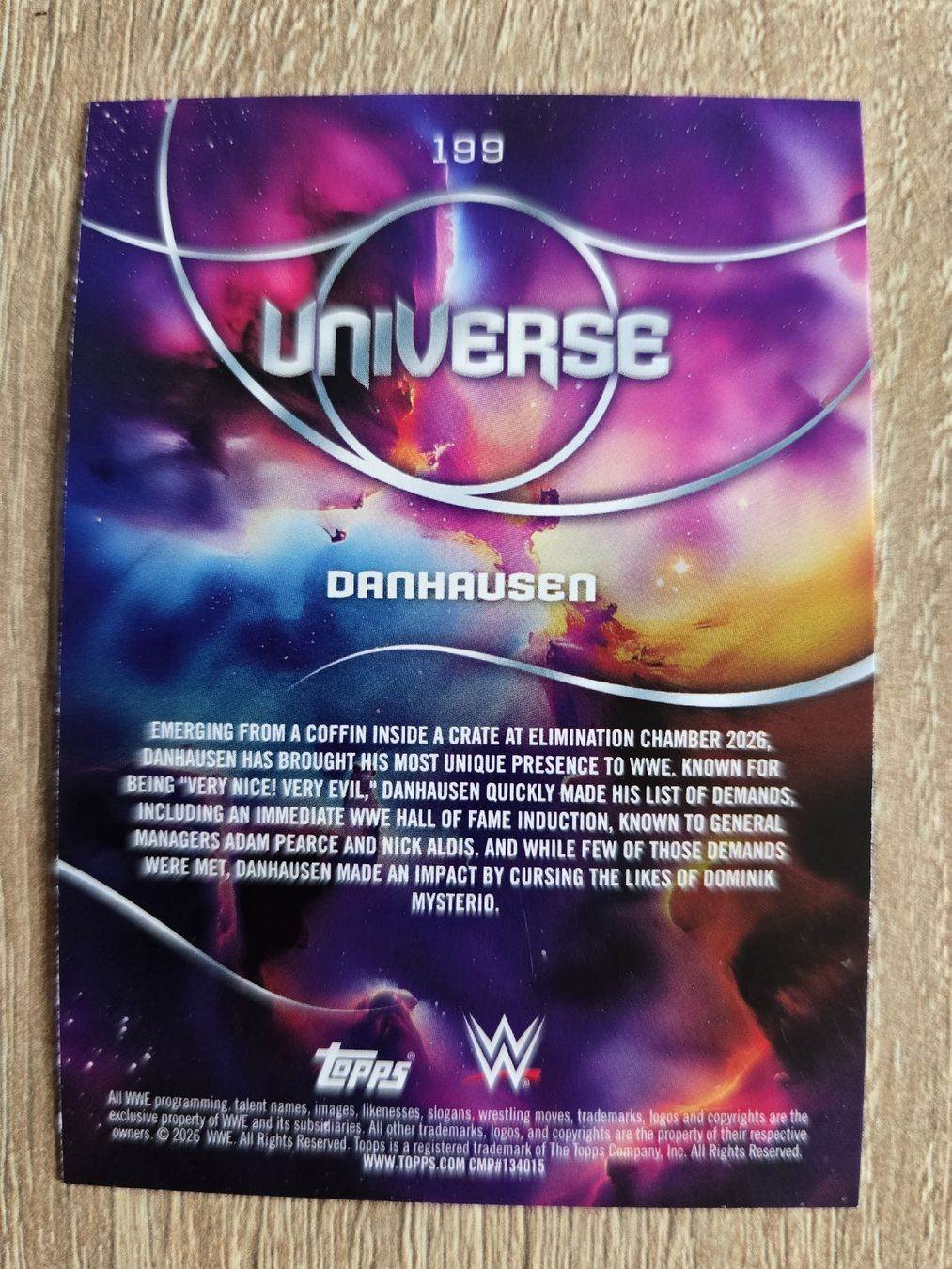 Topps Sammelbilder & Trading cards: WWE Universe Danhausen – Neu (gemäss Beschreibung) aus St. Gallen von SaintCity 1