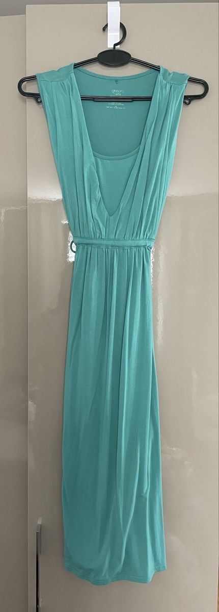 Vestiti: Green spring maternity dress (breastfeeding friendly) – Nuovo (secondo la descrizione) da Rüschlikon venduto da Sukhi_H