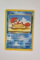Pokemon Fossil Deutsch 1. Edition Krabby