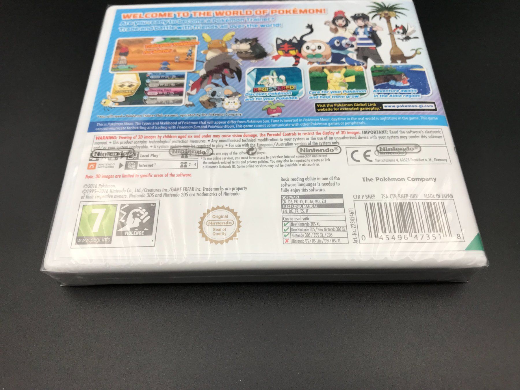 Pokémon Spiele: Pokemon Moon Nintendo 3DS Sealed EN – Neu und originalverpackt aus Hagendorn von Pokecollectorch 7