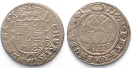 TRIER 3 Petermenger 1711 KARL JOSEPH VON LOTHRINGEN Silber
