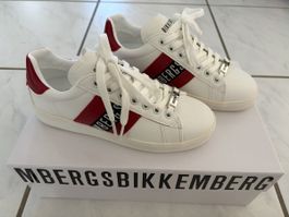Bikkembergs Sneaker weiss rot Grösse 35 neu mit Karton