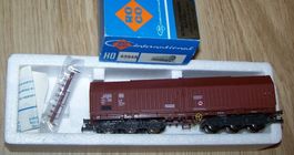 Roco H0 4394A: 6Achs-Teleskophaubenwagen DB Sahimms 900, neu