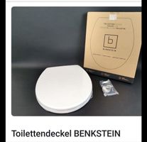 Toilettendeckel BENKSTEIN weiss neu mit Montagematerial