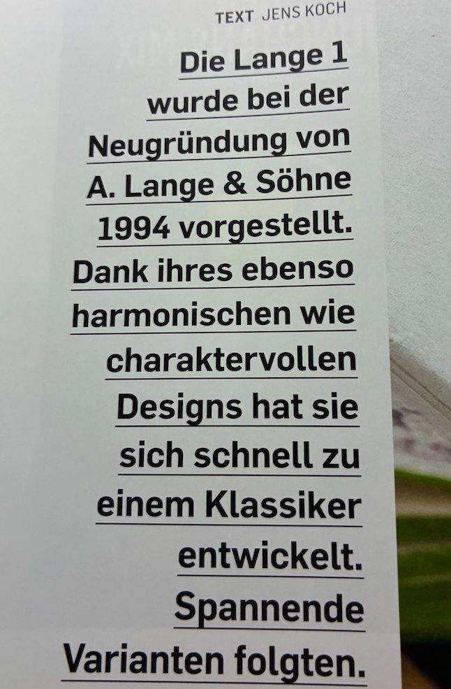 Riviste & Magazine: Lange 1 und Rolex Air-King Test – Usato da Baden venduto da Goldbaum 4