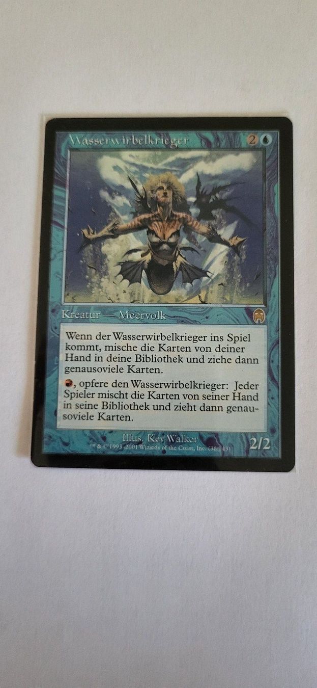 Magic The Gathering Carte collezionabili: MTG - Wasserwirbelkrieger – Usato da Münsingen venduto da Heroism2010