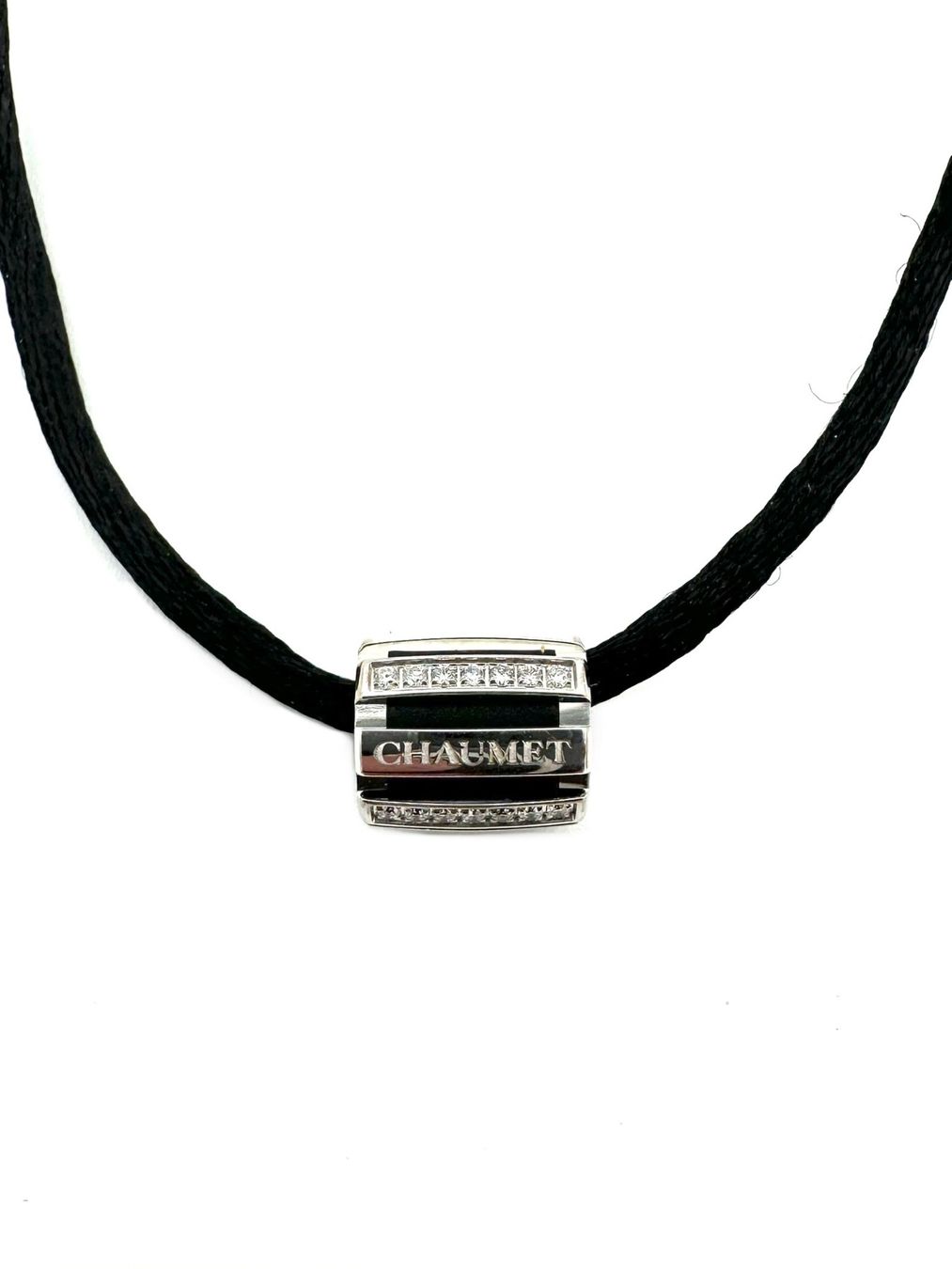 Catenine: CHAUMET. Collier "Class one" or blanc et diamants – Usato da Renens VD venduto da Diademe.sarl