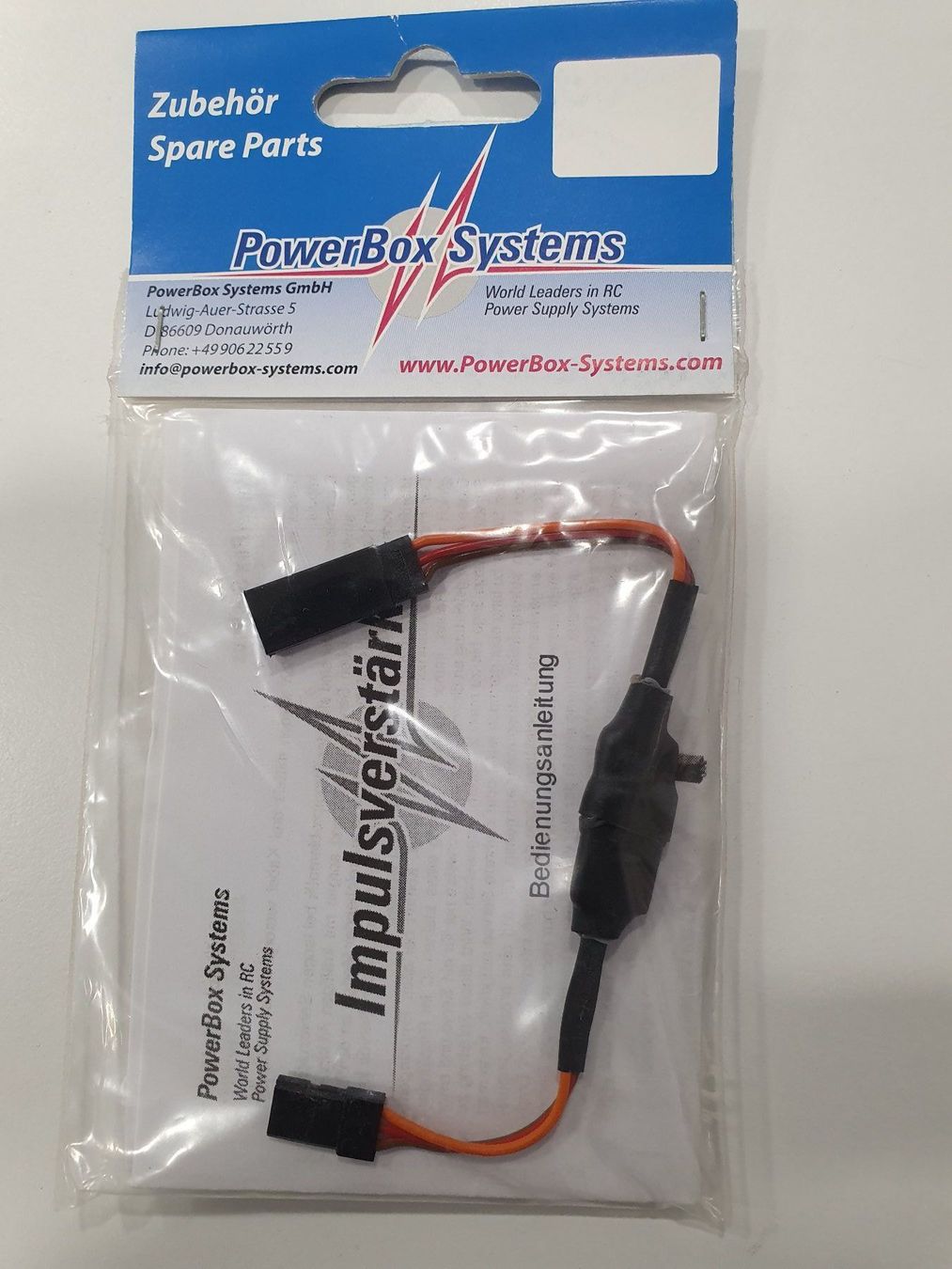 Modellismo RC: PowerBox Signal Amplifier JR – Nuovo e nell'imballaggio originale da Balsthal venduto da Jetline