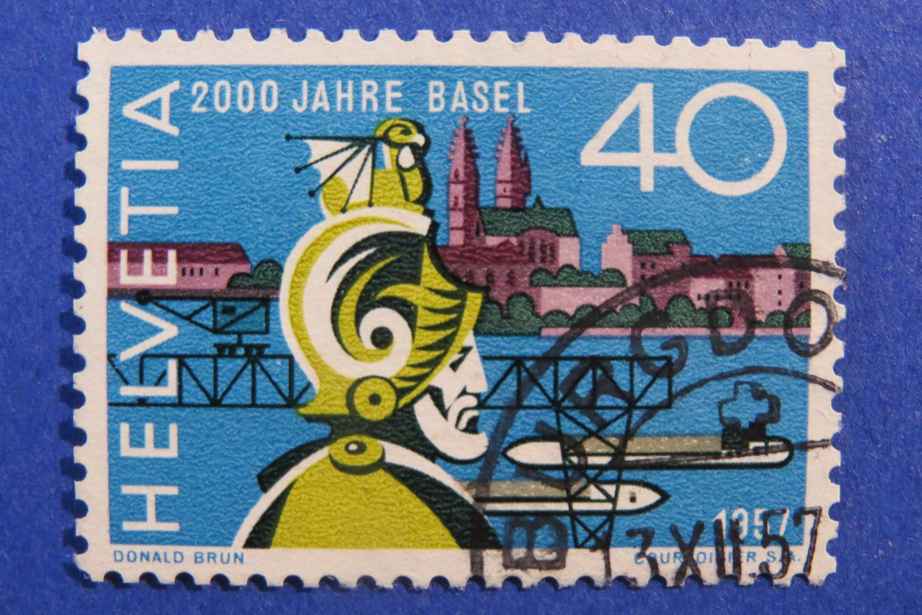 Tutti i francobolli: Serie Werbemarken 1957 gestempelt – Usato da Brunnen venduto da Kumari 1