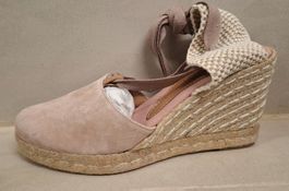 Sommer-Espadrilles, Wildleder Rosa, OVP original Verpackung!