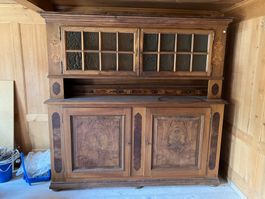 Imposantes Vertiko Buffet Wurzelholz 100 Jährig