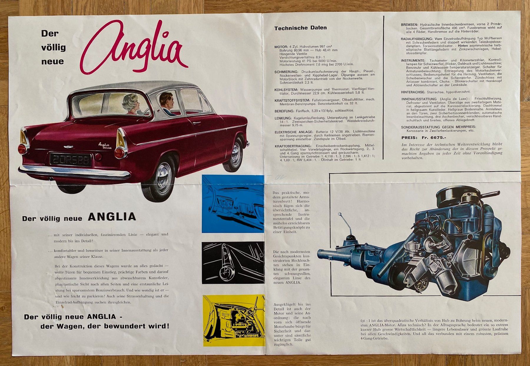 Documents: FORD Anglia – D'occasion à Oftringen par Studich 1