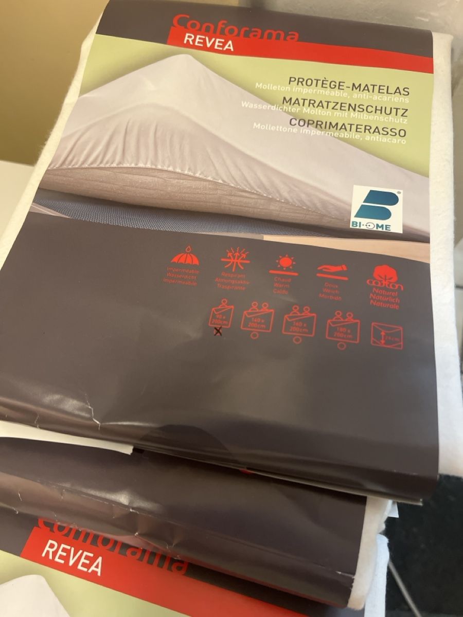 Conforama Bettwäsche: Matratzenschutz 90x200 – Neu und originalverpackt aus Venthône von Dastie