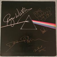 Pink Floyd LP The Dark Side Of The Moon Signed Autograph US