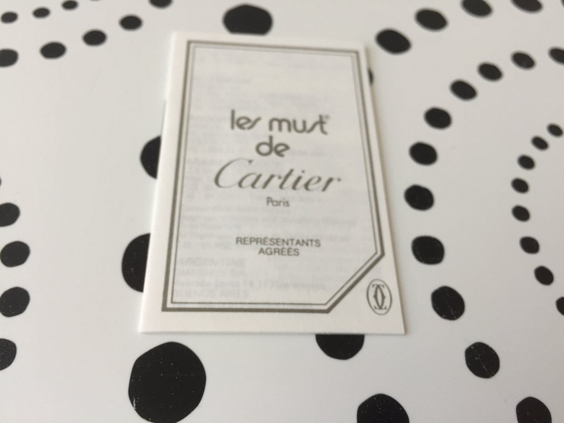 Documenti: CARTIER PARIS ORIGINAL - BOOKLET !!! – Nuovo (secondo la descrizione) da Epalinges venduto da dream-watch