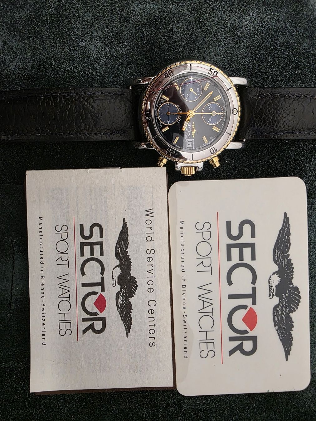 Sector Orologi: Sector Golden Eagle Herren Uhr, Chronograph, Automatic – Nuovo (secondo la descrizione) da Wolfertswil venduto da Antiko 1