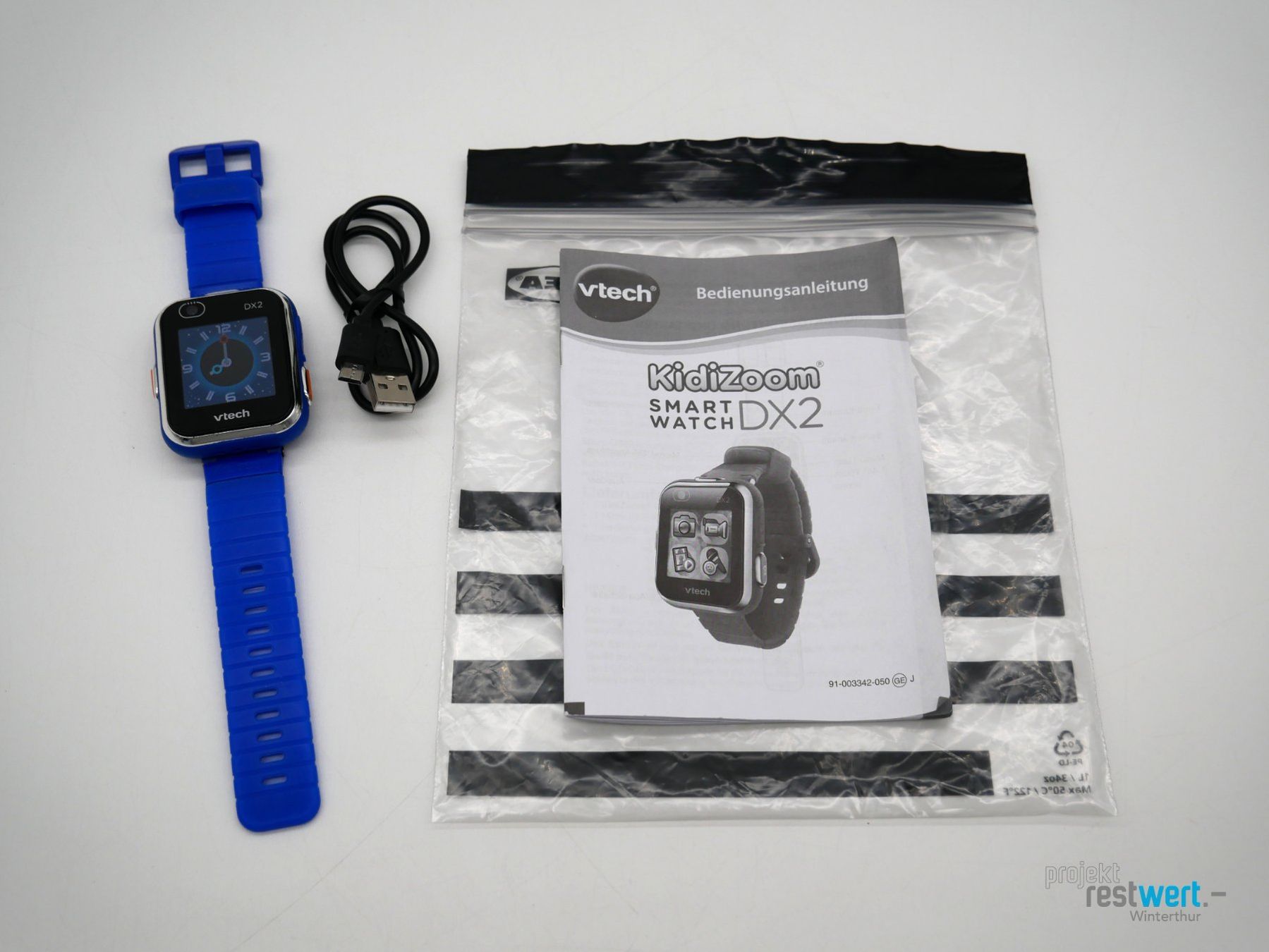 Vtech Smartwatch: VTECH KidiZoom Smart Watch DX2 Touchscreen, Blau – Usato da Winterthur venduto da Restwert_Winterthur