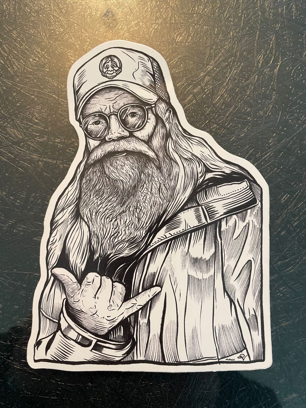 Sticker: Hipster Aufkleber – Usato da Sutz venduto da fx05