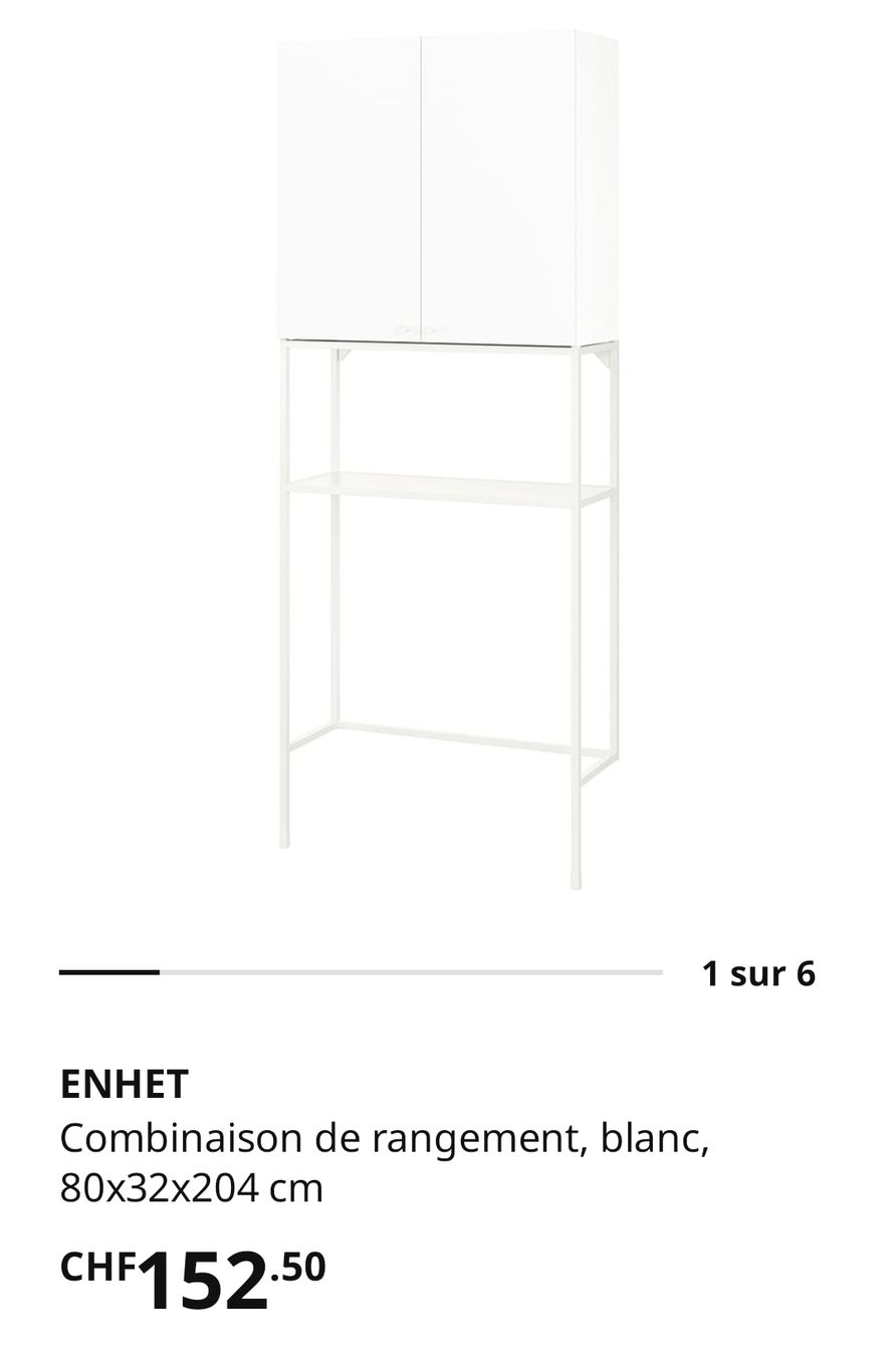 Ikea Regale: Meuble de rangement buanderie  – Gebraucht aus Genève von Lenapop 1