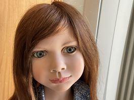 Zwergnase Nike, 90 cm gross - Künstlerpuppe