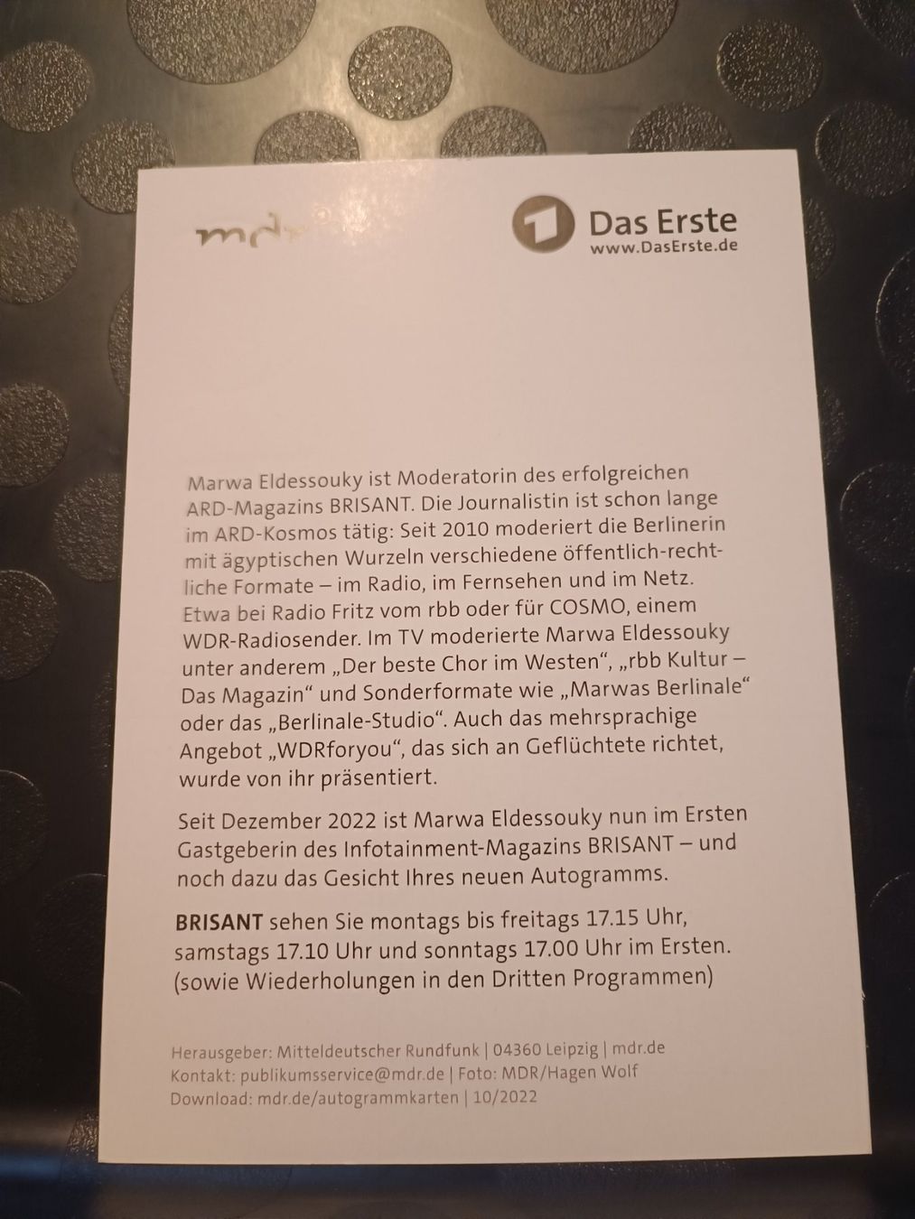 Autografi: Marwan Eldessouky - Handsignierte Autogrammkarte – Usato da Menziken venduto da Artographs 1