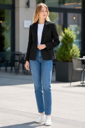 Blazer noir Maison 123 – taille 40 – veste cintrée élégante