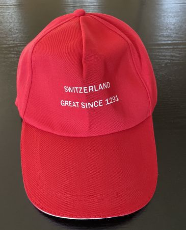 Cap Mütze rot "SWITZERLAND GREAT SINCE 1291" Kult Sammler