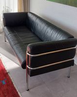 Ledersofa 3er und 2er, Ledersessel, dänisches Design KEBE