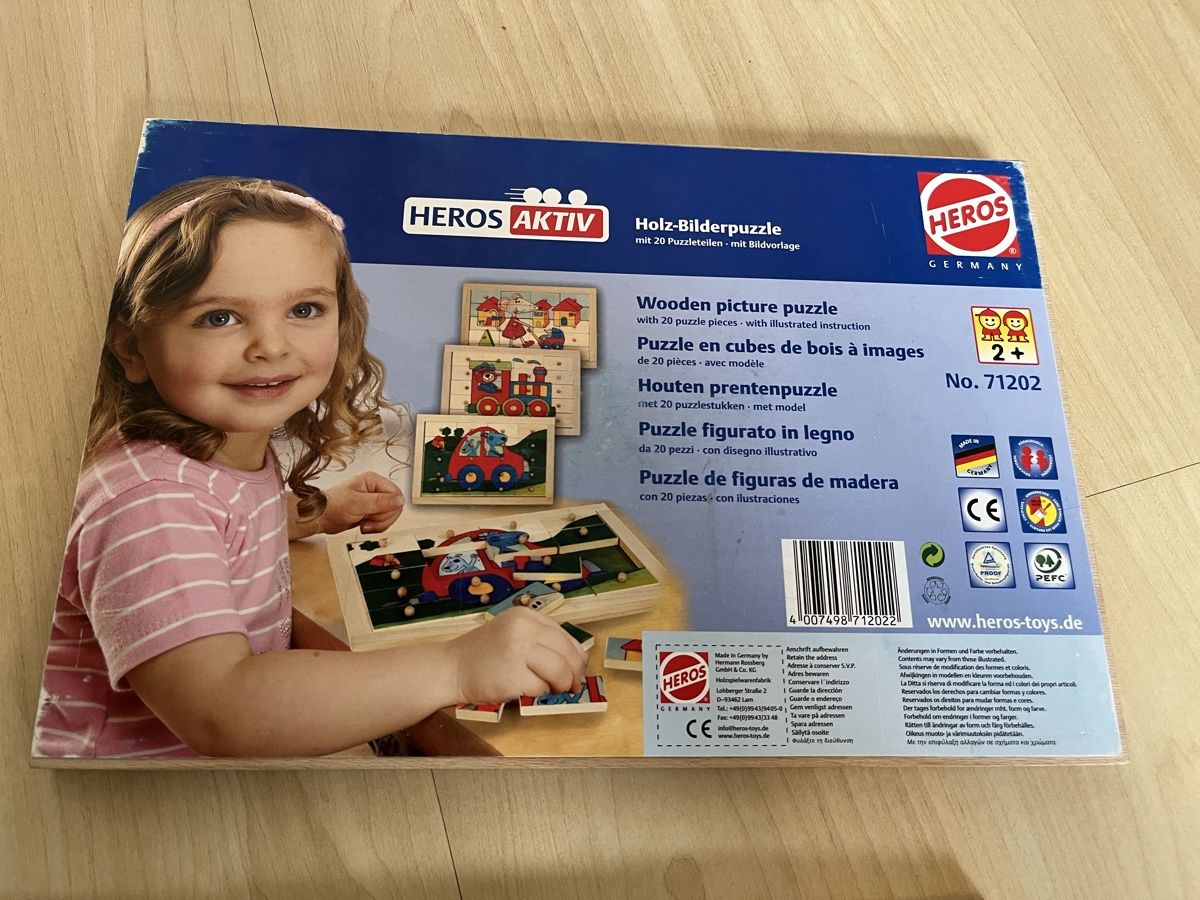 Puzzle: Holz-Bilderpuzzle – Usato da Herznach venduto da Leimsa 2