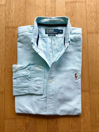 Polo Ralph Lauren Shirt Blue Size M Slim Fit