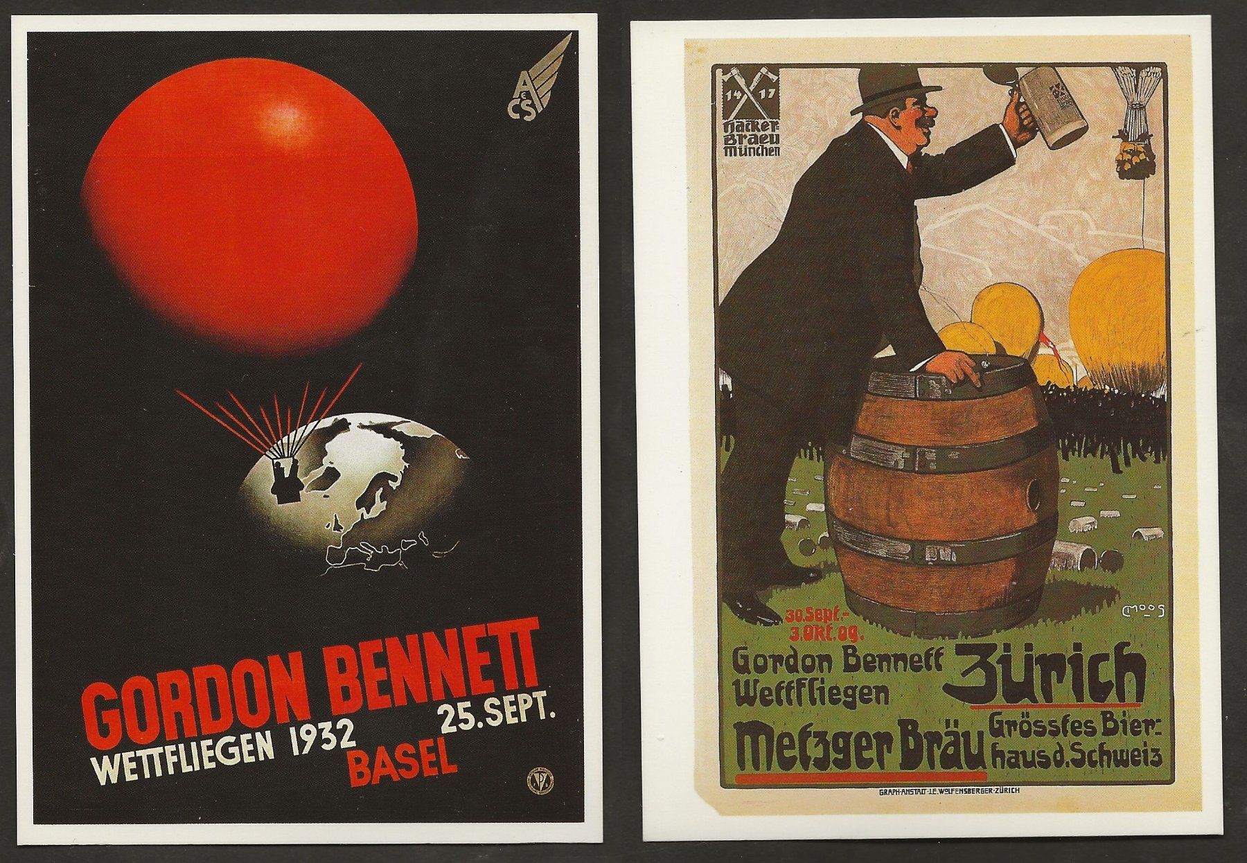 Tutti i francobolli: Ballon 1982 BERN 2 Nostalgiekarten ungebraucht Luftpost – Usato da Au ZH venduto da xelagreb01