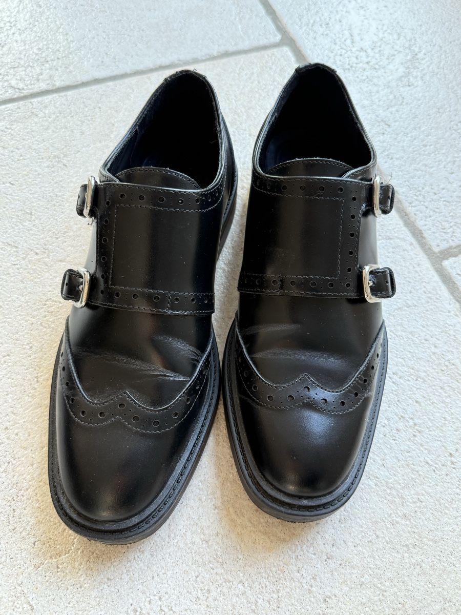 Zara Scarpe da donna: Zara Leder Schuhe mit Schnallen – Usato da Ennetbaden venduto da Ansano