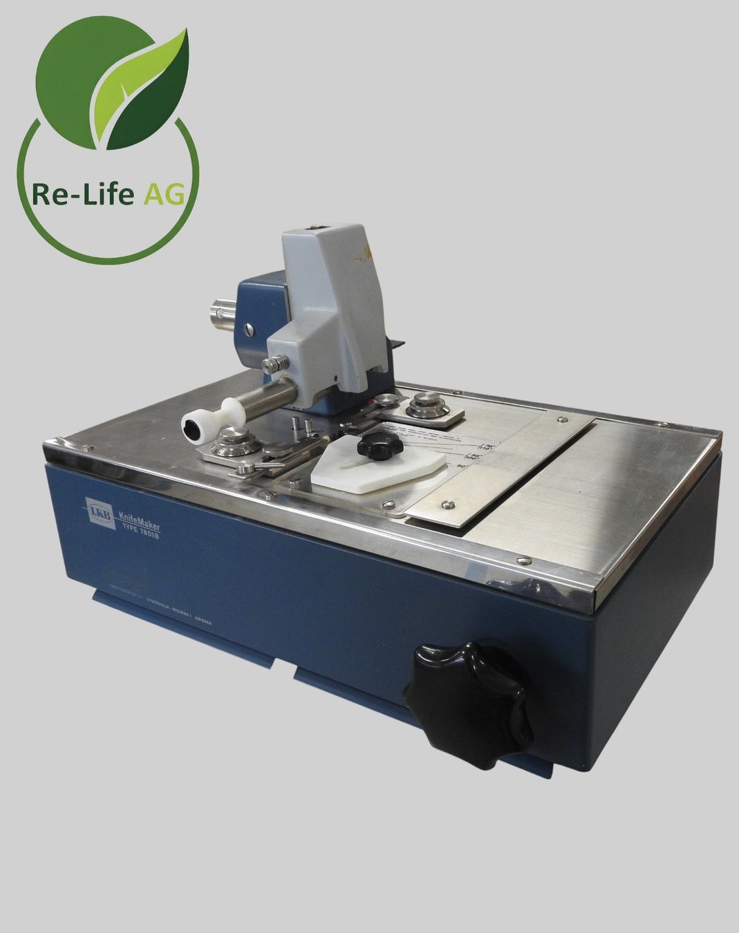 Alle Maschinen: LKB | KnifeMaker Type 7801B | Glass Knife Maker – Gebraucht aus Reinach BL von Re-LifeAG_Labor2