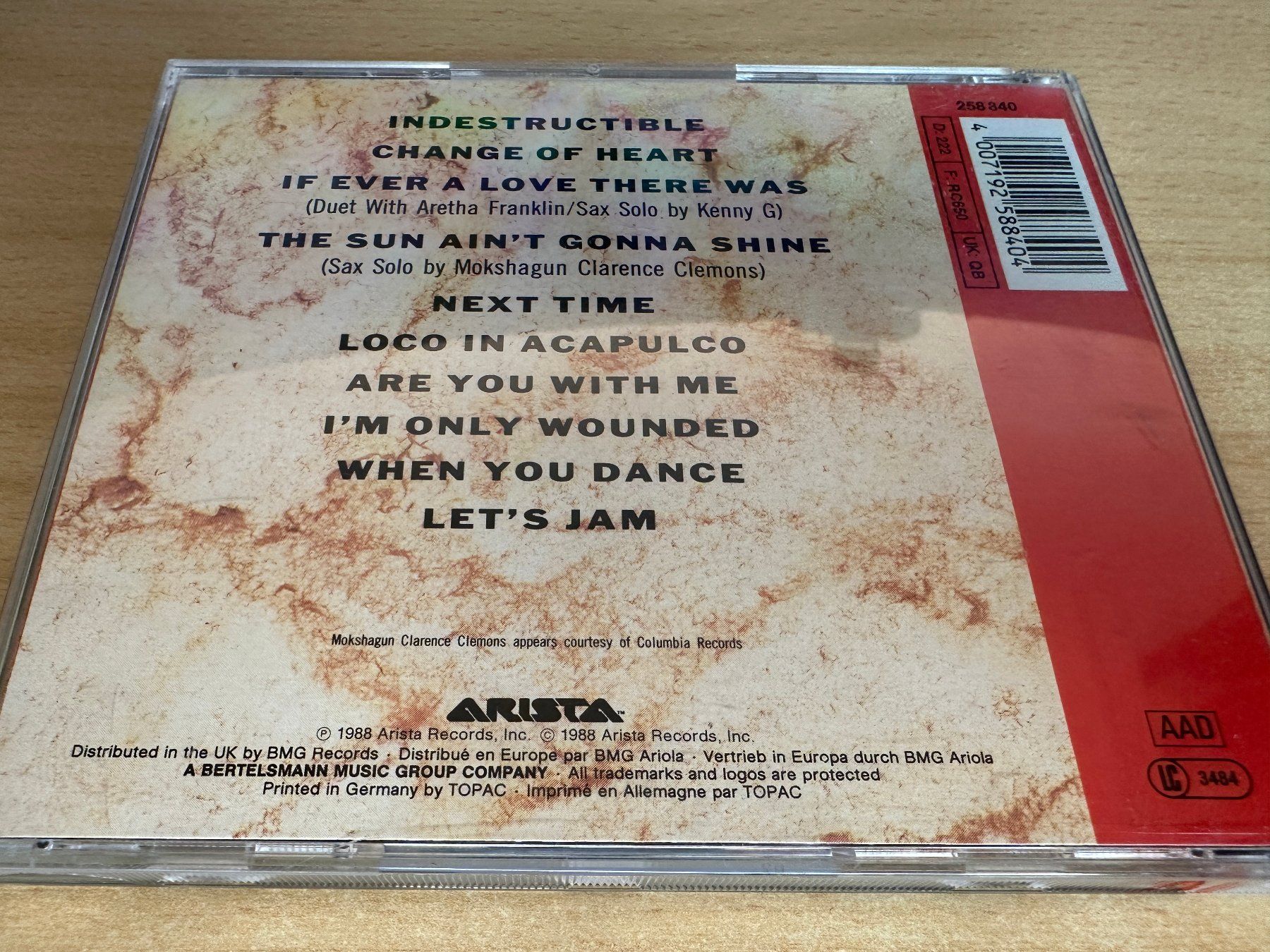 CD: Four Tops – Indestructible – Usato da Rikon im Tösstal venduto da Alpenmutz 1