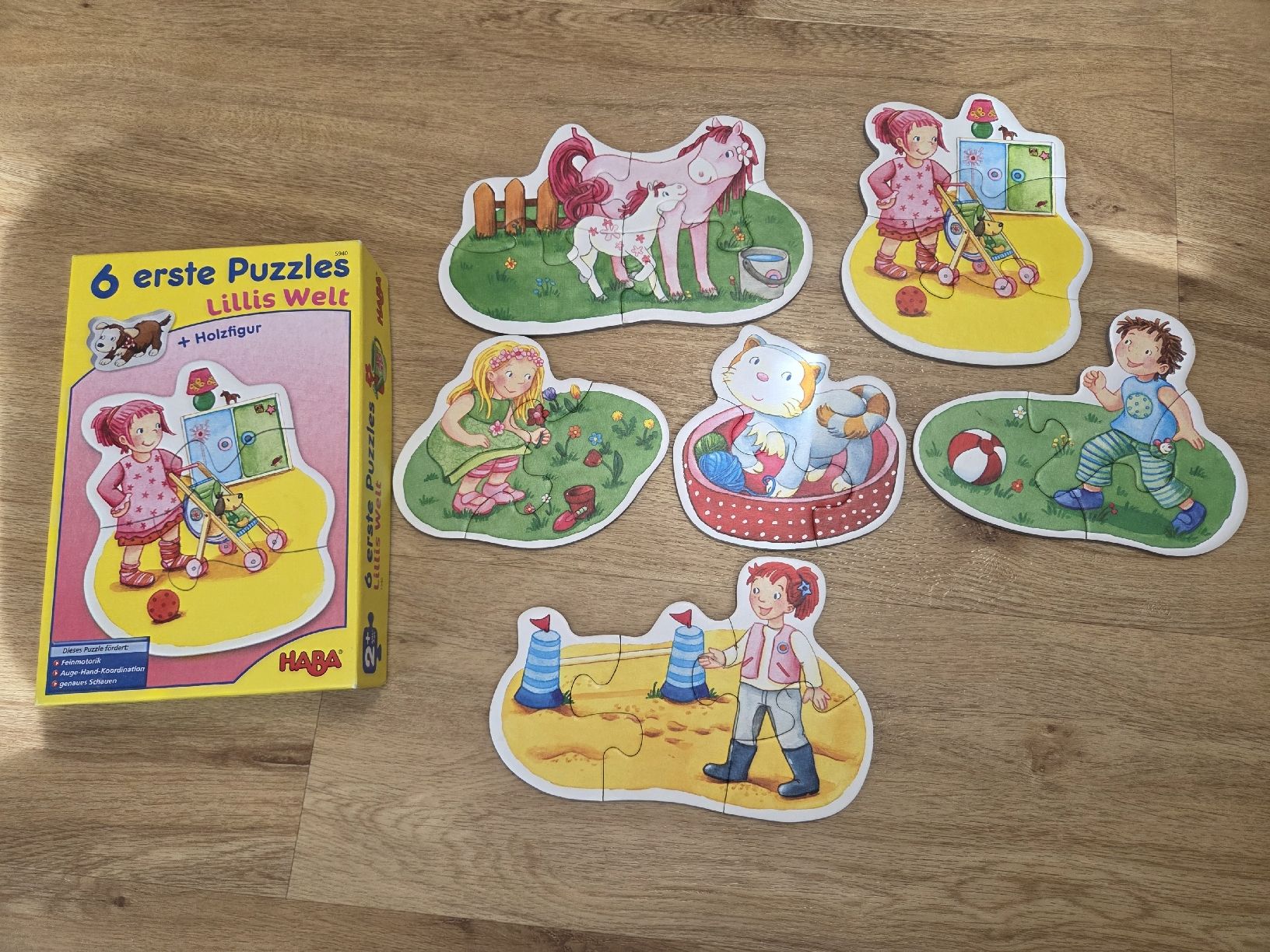 Haba Puzzle: HABA, 6 erste Puzzles Lillis Welt – Usato da Illhart venduto da Markus203