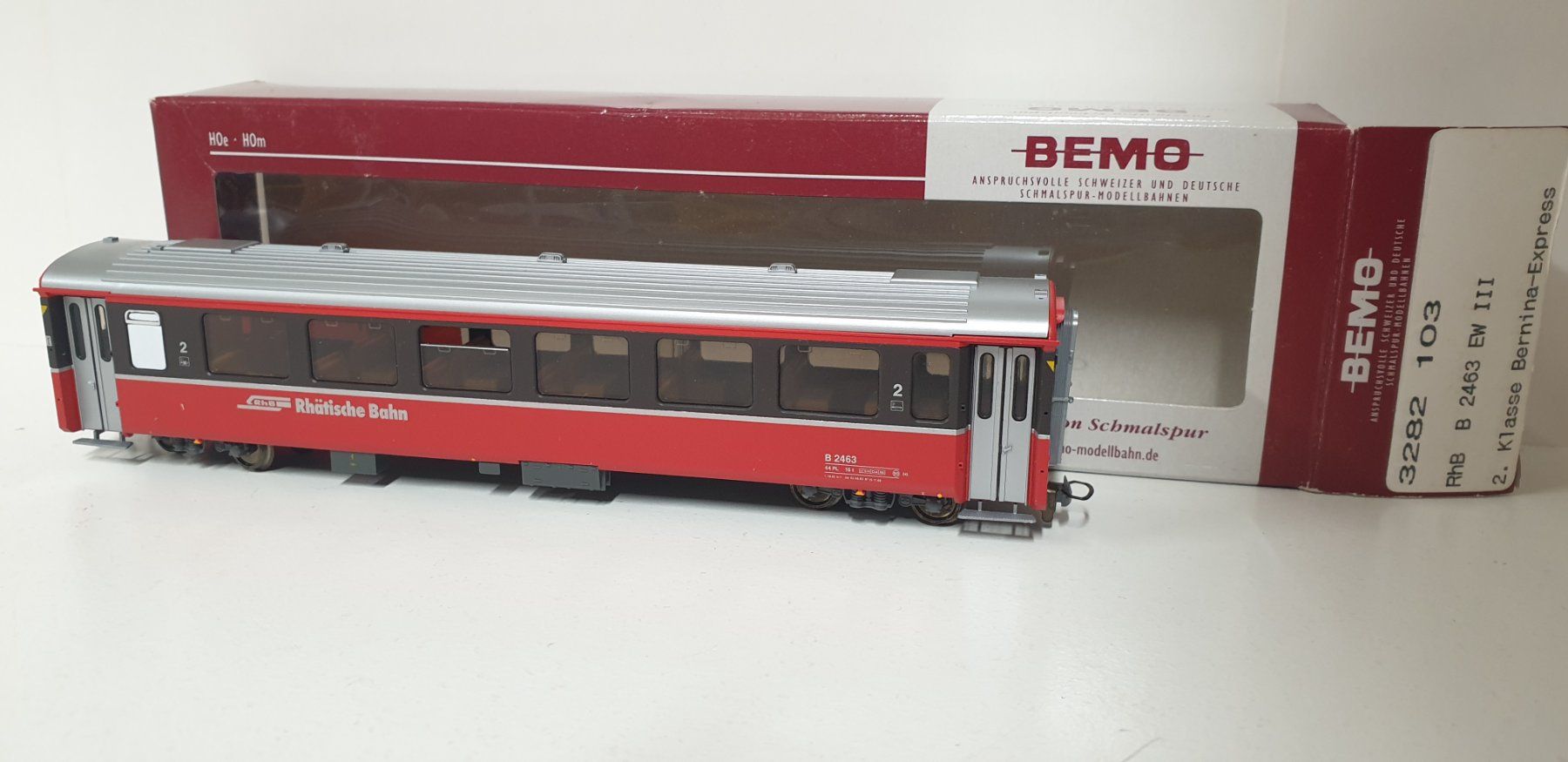 Bemo Modellini di ferrovie: Bemo RhB Bernina Express 3282 103 – Nuovo (secondo la descrizione) da Geroldswil venduto da TopTrain54 4