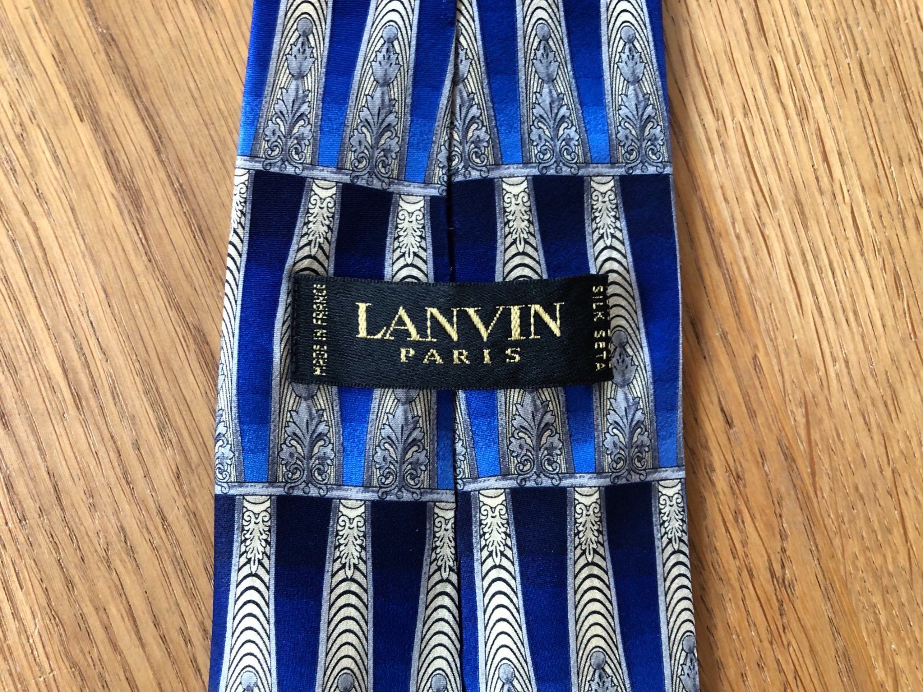 Lanvin Krawatten: Krawatte von LANVIN Paris mehrfarbig 100% Seide – Neu (gemäss Beschreibung) aus Weissbad von FlickflauderY 1
