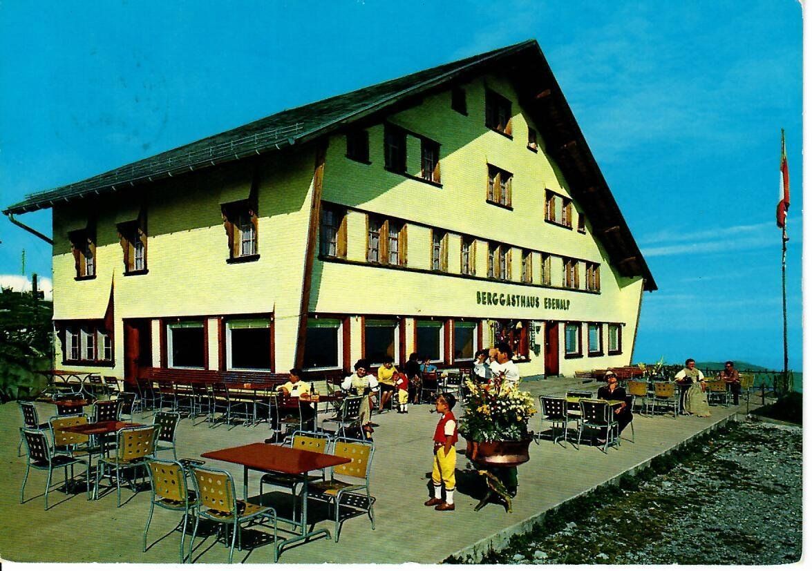 Cartoline postali: Berggasthaus Ebenalp – Usato da Hochdorf venduto da Ziegel-16